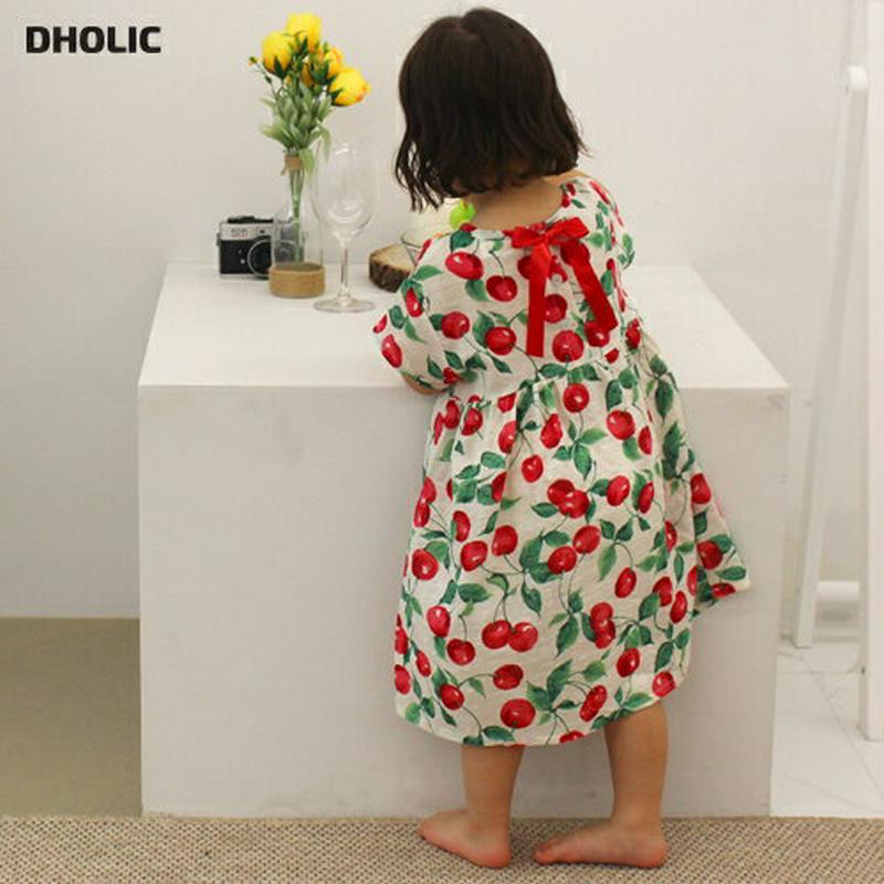 【新作10%OFF】チェリーバックリボンワンピース・p003014 キッズ【3~8才】【ops】【ワンピース ロングワンピース 