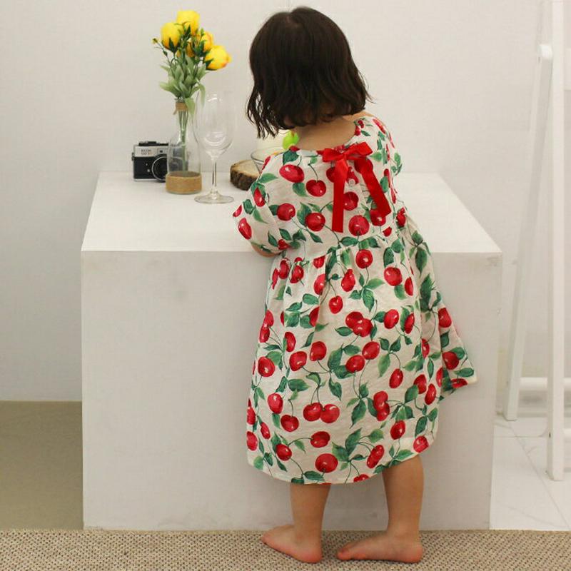 【新作10%OFF】チェリーバックリボンワンピース・p003014 キッズ【3~8才】【ops】【ワンピース ロングワンピース 