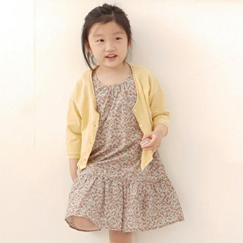 【新作10%OFF】フラワースリーブレスワンピース・u03158 キッズ【3~8才】【ops】【ワンピース ミディ丈 ミディワン