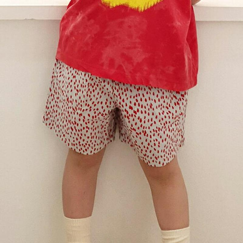 【新作10%OFF】レオパードショートパンツ・u03177 キッズ【3~8才】【pt】【パンツ 半ズボン ハーフパンツ ズボン 