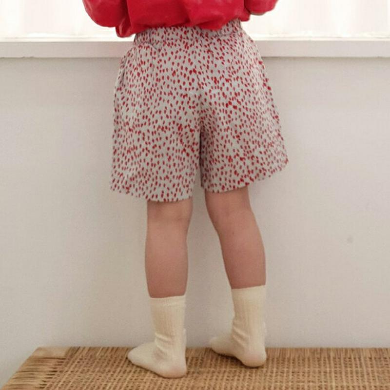 【新作10%OFF】レオパードショートパンツ・u03177 キッズ【3~8才】【pt】【パンツ 半ズボン ハーフパンツ ズボン 