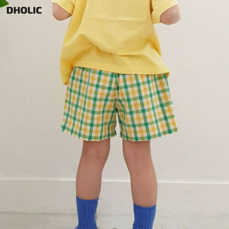 【新作10%OFF】チェック柄ショートパンツ・u03176 キッズ【3~8才】【pt】【ショートパンツ 短パン パンツ ズボン 