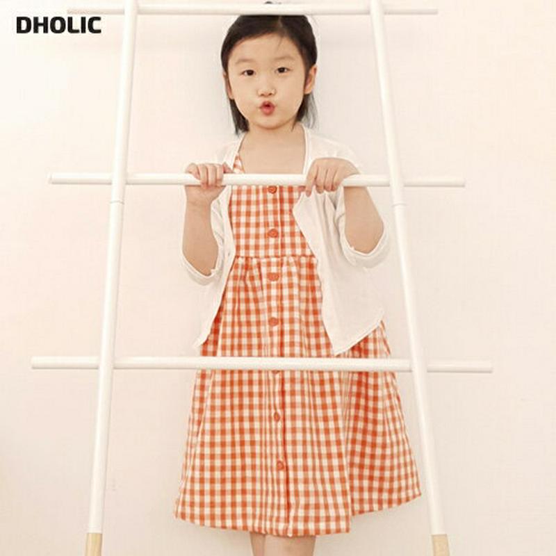 【新作10%OFF】チェック柄スリーブレスワンピース・u03171 キッズ【3~8才】【ops】【ワンピース チェック チェック