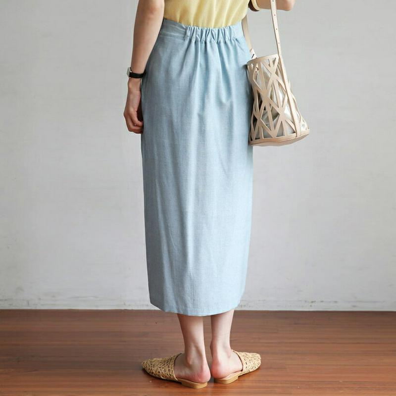 【新作10%OFF】フロントスリットスカート・全2色・b62631 レディース【sk】【スカート ミディ丈 ミディスカート スリ