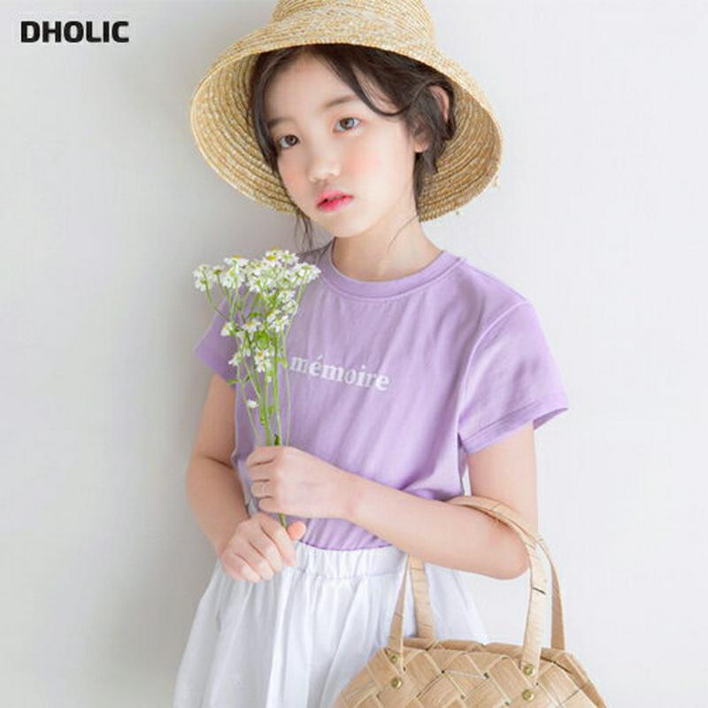 【新作10%OFF】memoire半袖Tシャツ・p002562 キッズ【3~8才】【tops】【トップス Tシャツ 半袖 ロゴ 