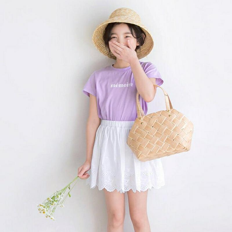 【新作10%OFF】memoire半袖Tシャツ・p002562 キッズ【3~8才】【tops】【トップス Tシャツ 半袖 ロゴ 