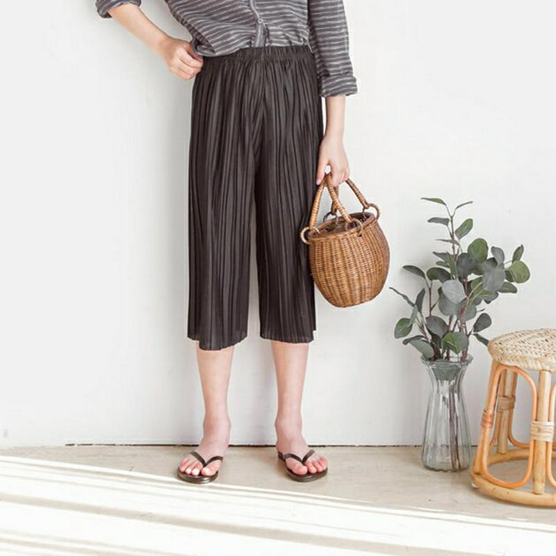 【新作10%OFF】クロップド丈プリーツパンツ・p002557 キッズ【3~8才】【pt】【パンツ ズボン ボトムス プリーツ 