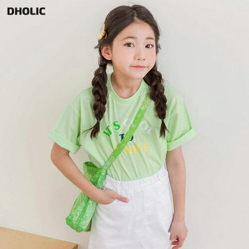 【新作10%OFF】カラフルレタリングTシャツ・p002548 キッズ【3~8才】【tops】【トップス Tシャツ 半袖 ハーフ