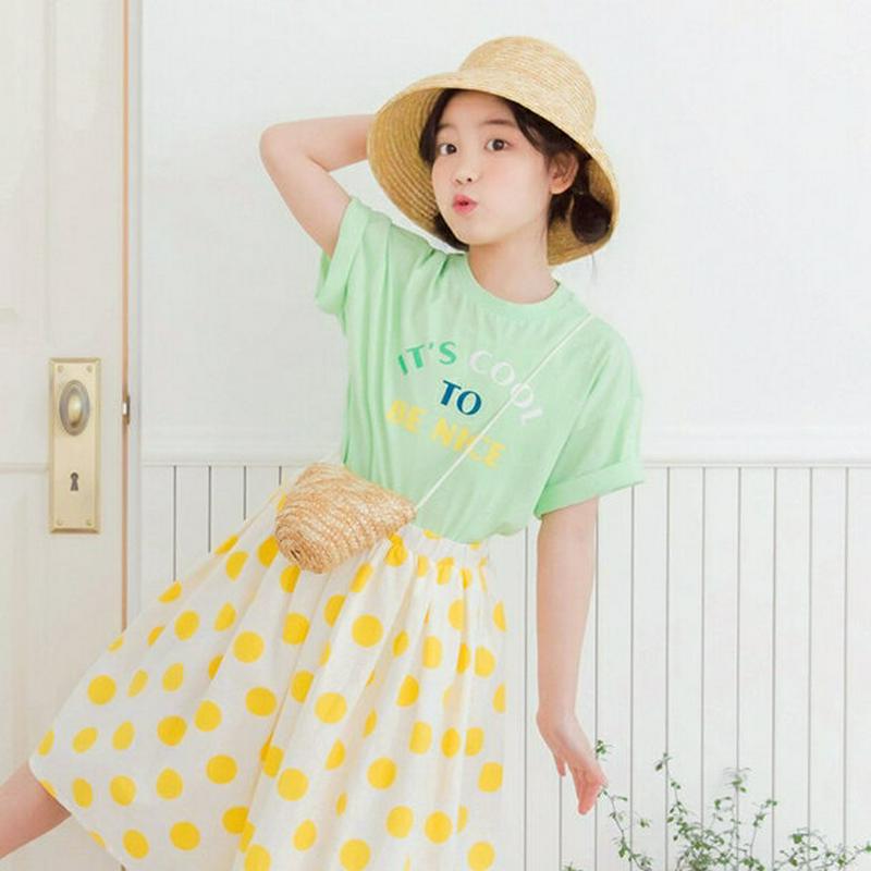 【新作10%OFF】カラフルレタリングTシャツ・p002548 キッズ【3~8才】【tops】【トップス Tシャツ 半袖 ハーフ