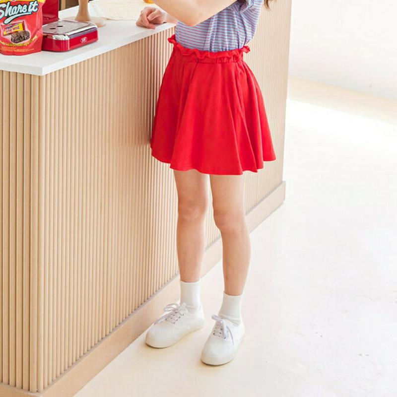 【新作10%OFF】フリルハイウエストスカートパンツ・p002589 キッズ【3~8才】【pt】【スカートパンツ キュロット キ