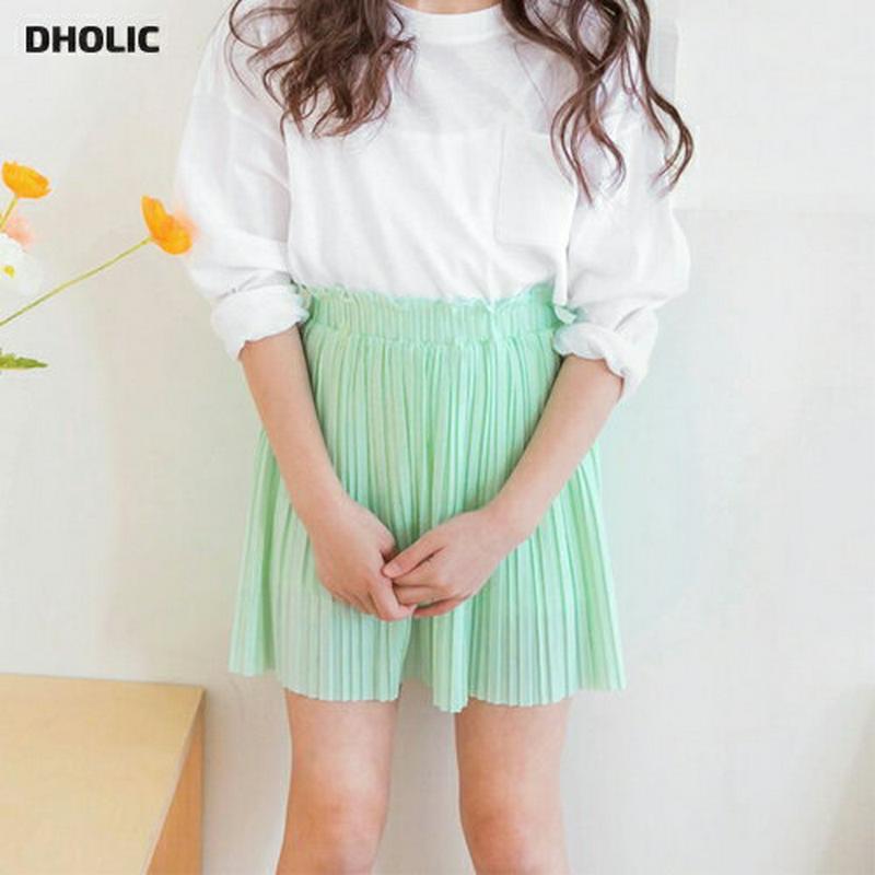 【新作10%OFF】ショート丈プリーツスカートパンツ・p002555 キッズ【3~8才】【sk】【スカート ミニスカート ショー