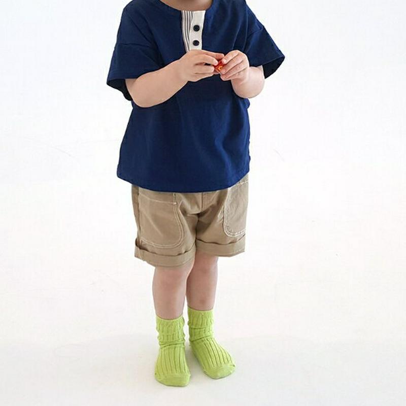 【新作10%OFF】ステッチラインショートパンツ・u02962 キッズ【3~8才】【pt】【ショートパンツ ショート パンツ ズ