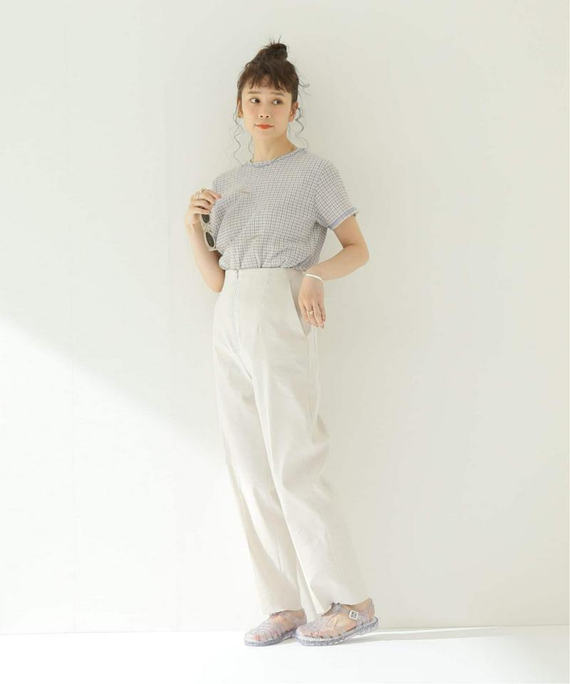 クレープカールマイヤークルーネックTシャツ◆（JOURNAL STANDARD relume）