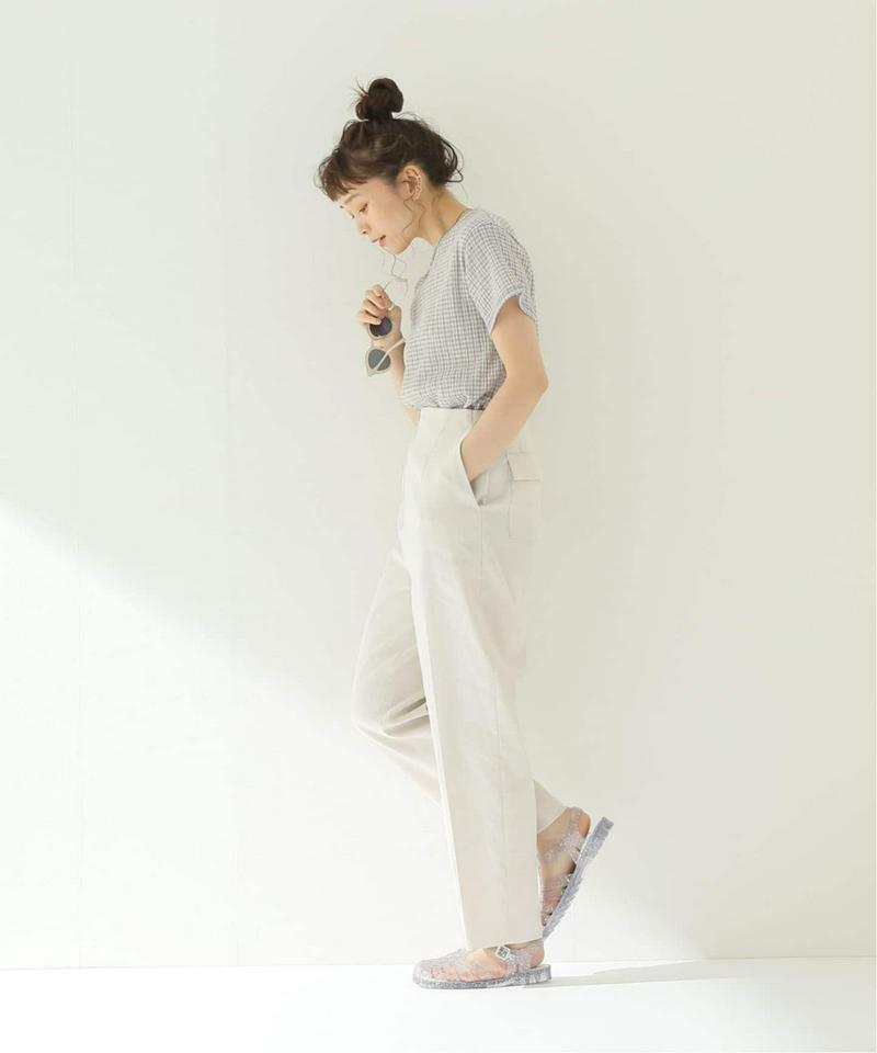 クレープカールマイヤークルーネックTシャツ◆（JOURNAL STANDARD relume）