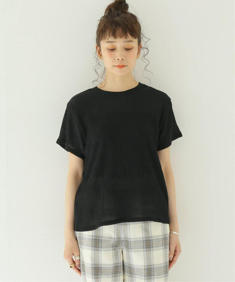 クレープカールマイヤークルーネックTシャツ◆（JOURNAL STANDARD relume）