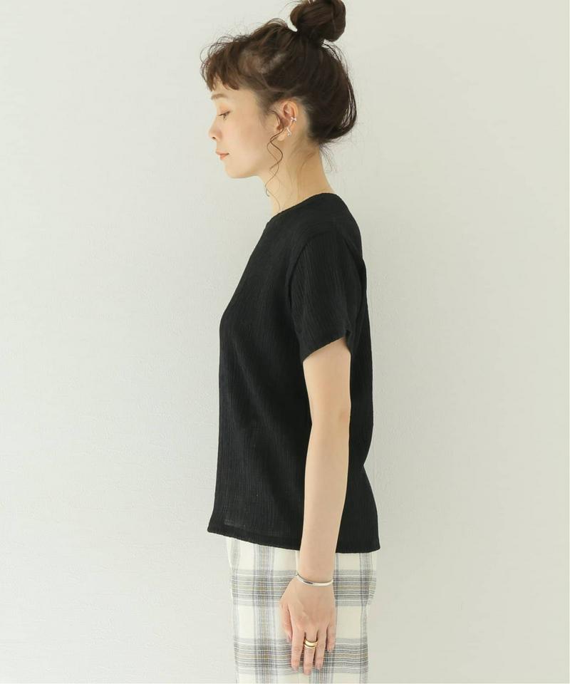 クレープカールマイヤークルーネックTシャツ◆（JOURNAL STANDARD relume）