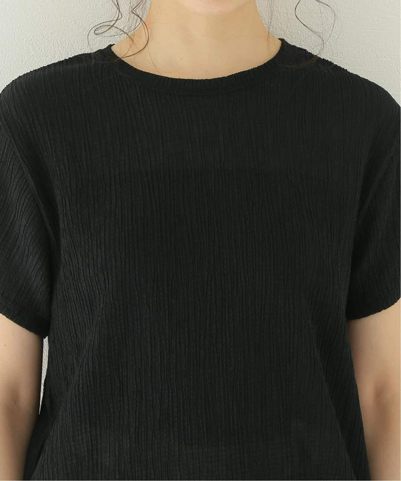 クレープカールマイヤークルーネックTシャツ◆（JOURNAL STANDARD relume）
