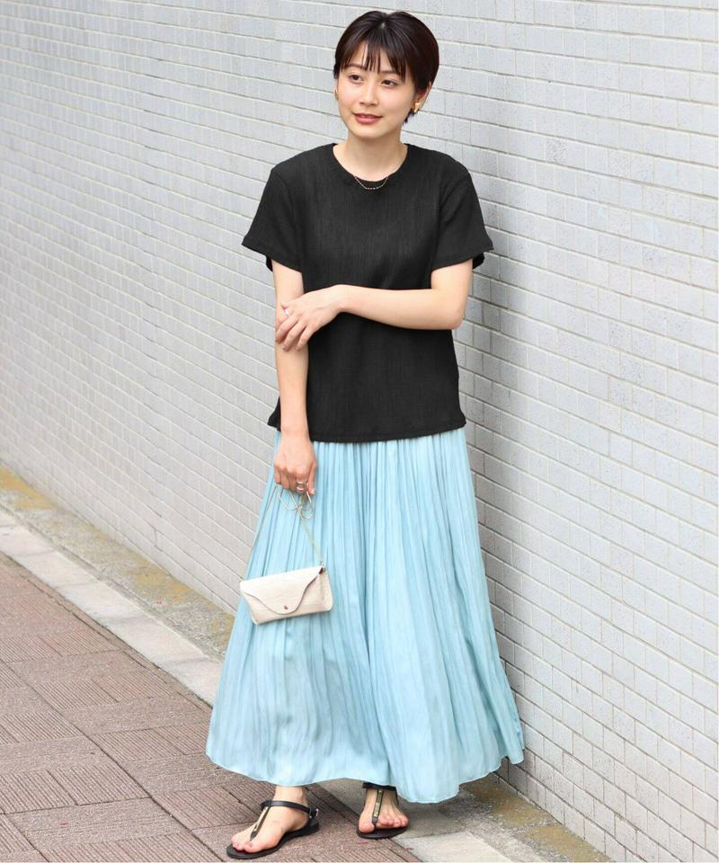 クレープカールマイヤークルーネックTシャツ◆（JOURNAL STANDARD relume）