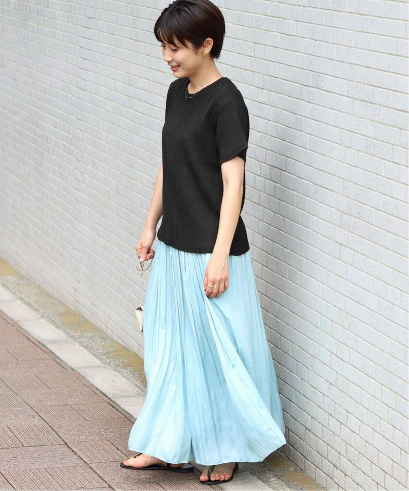 クレープカールマイヤークルーネックTシャツ◆（JOURNAL STANDARD relume）