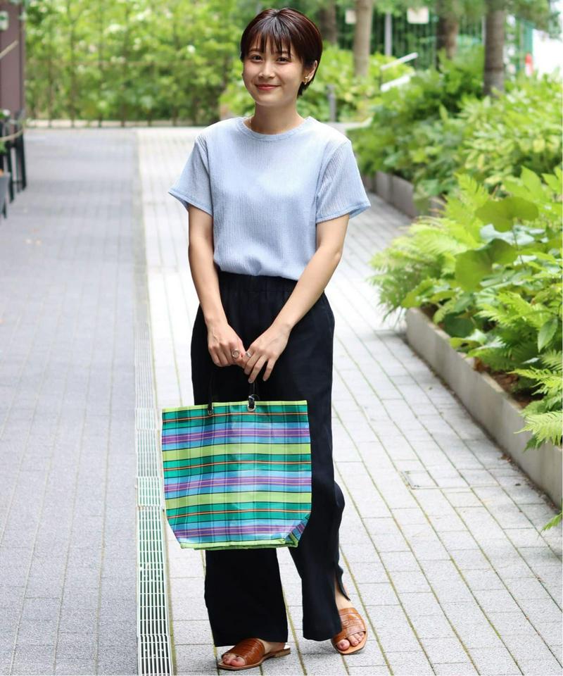 クレープカールマイヤークルーネックTシャツ◆（JOURNAL STANDARD relume）