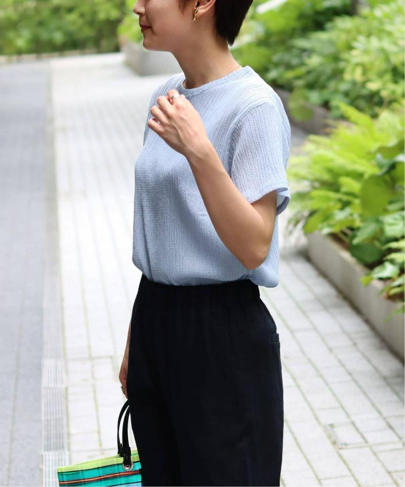 クレープカールマイヤークルーネックTシャツ◆（JOURNAL STANDARD relume）