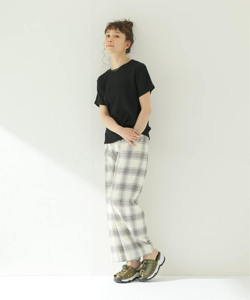 クレープカールマイヤークルーネックTシャツ◆（JOURNAL STANDARD relume）
