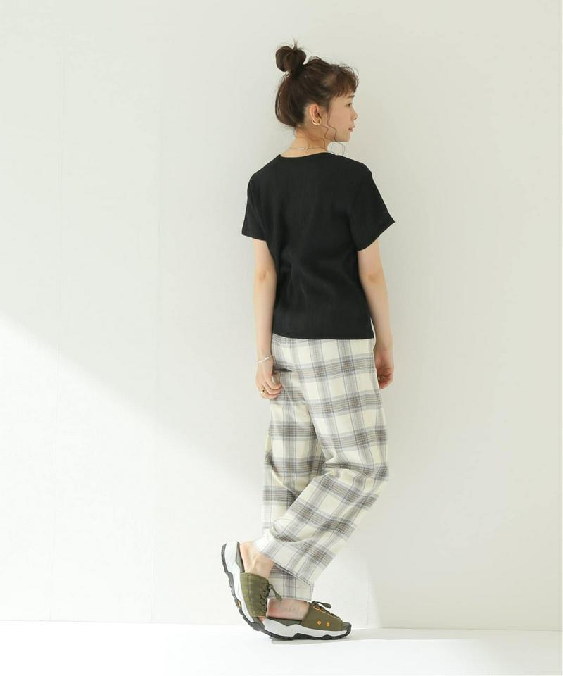 クレープカールマイヤークルーネックTシャツ◆（JOURNAL STANDARD relume）