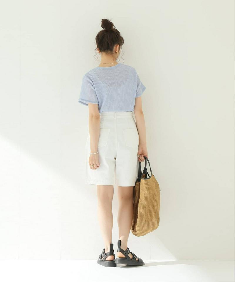 クレープカールマイヤークルーネックTシャツ◆（JOURNAL STANDARD relume）