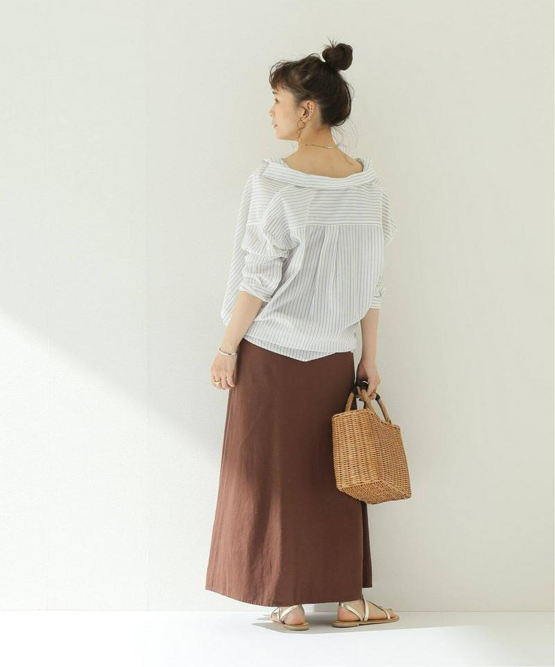 コットンリネンカシュクール2wayシャツ◆（JOURNAL STANDARD relume）