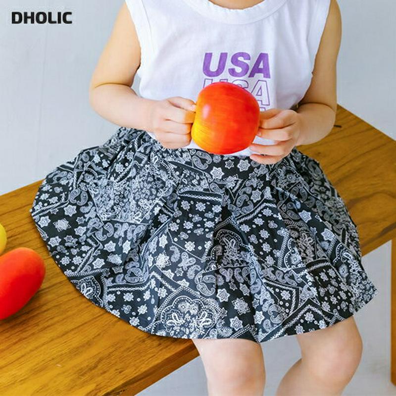 【キッズ全商品10%OFF】ペイズリースカートパンツ・u03395 キッズ【3~8才】【pt】【パンツ スカートパンツ キュロッ