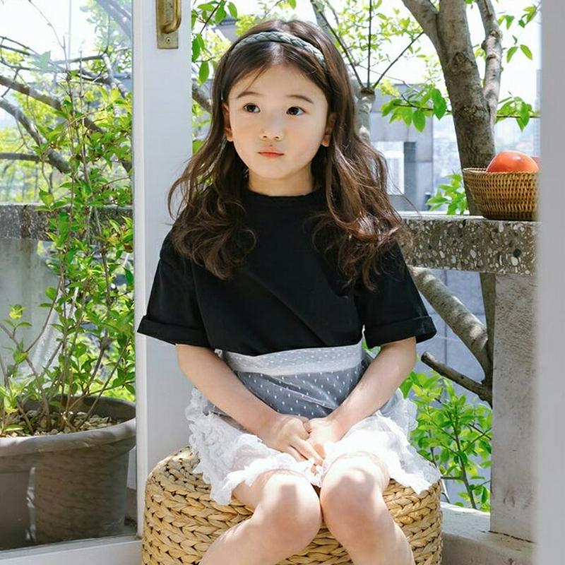 【キッズ全商品10%OFF】フリルヘムTシャツ・u03375 キッズ【3~8才】【tops】【トップス Tシャツ 半袖 フリル 