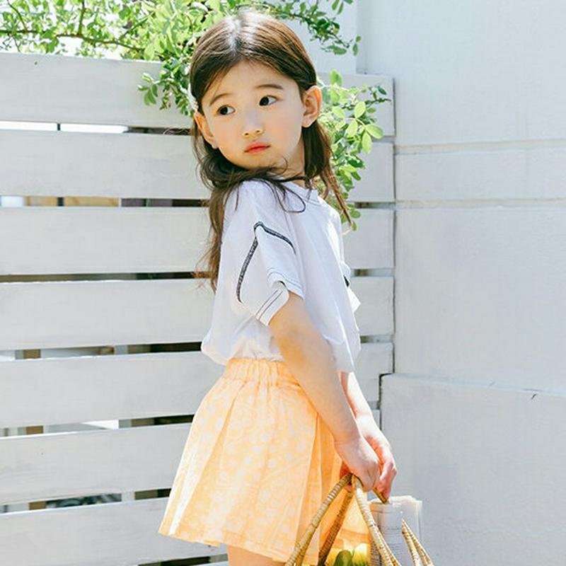 【キッズ全商品10%OFF】スマイルポケットステッチTシャツ・u03376 キッズ【3~8才】【tops】【トップス Tシャツ 