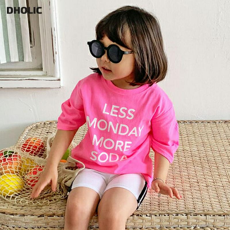 【キッズ全商品10%OFF】バルーンスリーブレタリングTシャツ・u03259 キッズ【3~8才】【tops】【トップス Tシャツ