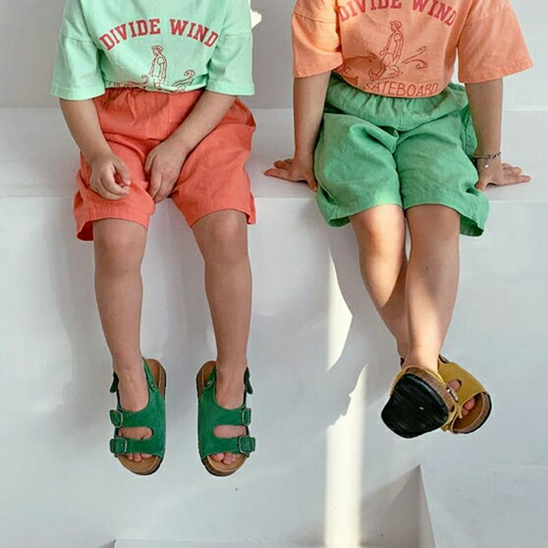 【キッズ全商品10%OFF】ハーフカラーパンツ・u03308 キッズ【3~8才】【pt】【パンツ ハーフパンツ ズボン 半ズボン