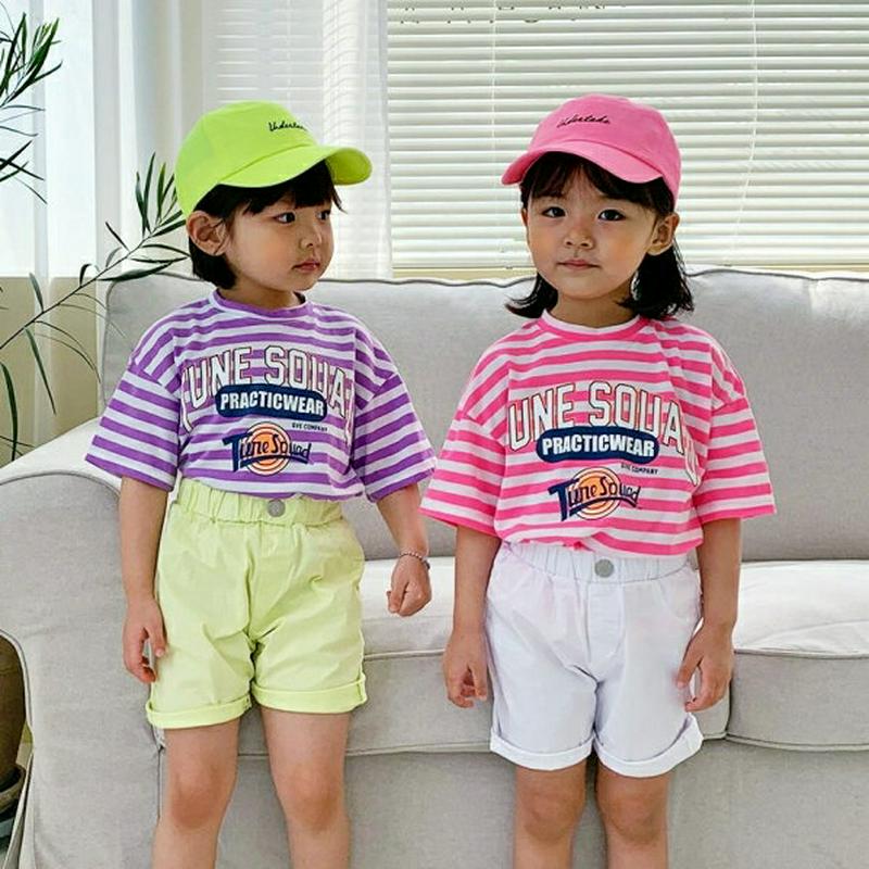 【キッズ全商品10%OFF】5分丈ハーフカラーパンツ・u03396 キッズ【3~8才】【pt】【パンツ ショートパンツ ハーフパ