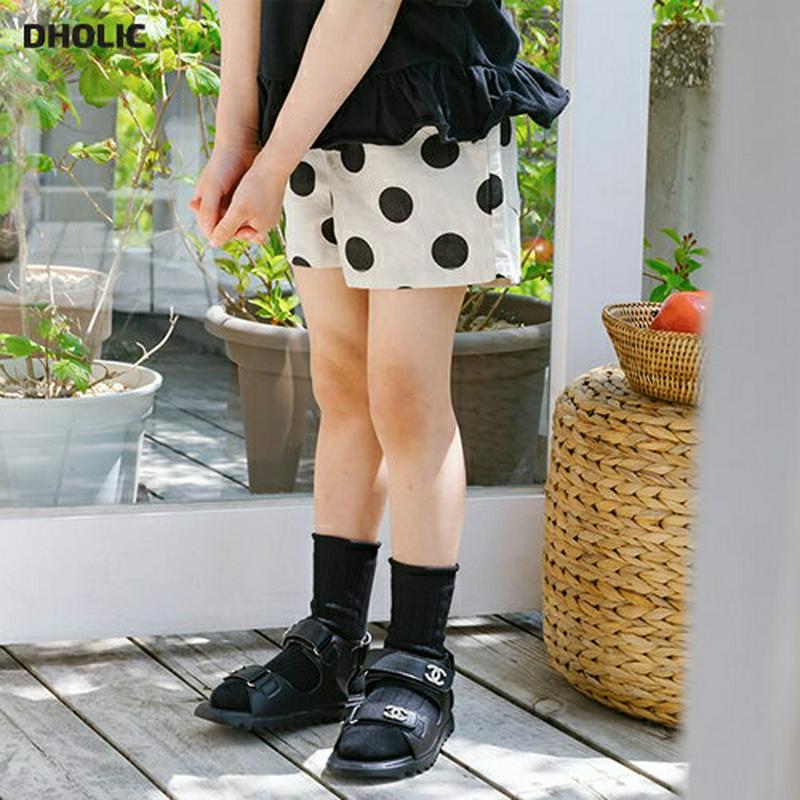 【キッズ全商品10%OFF】コインドット柄ショートパンツ・u03369 キッズ【3~8才】【pt】【ショートパンツ ショーパン 