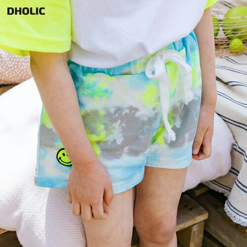 【キッズ全商品10%OFF】タイダイ柄ショートパンツ・u03364 キッズ【3~8才】【pt】【パンツ ズボン ボトムス ショー