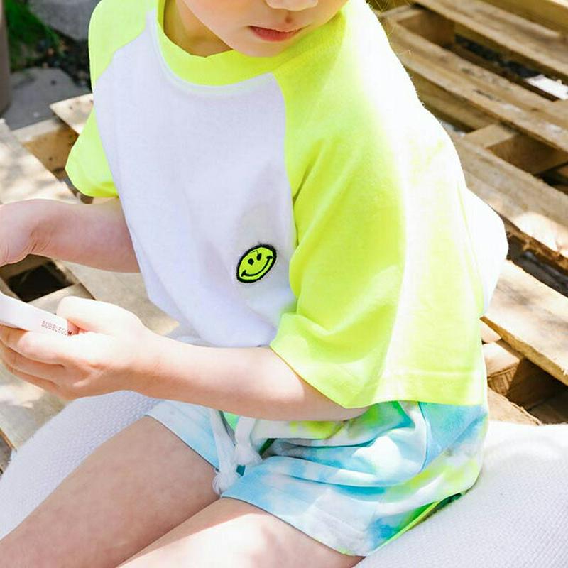 【キッズ全商品10%OFF】タイダイ柄ショートパンツ・u03364 キッズ【3~8才】【pt】【パンツ ズボン ボトムス ショー