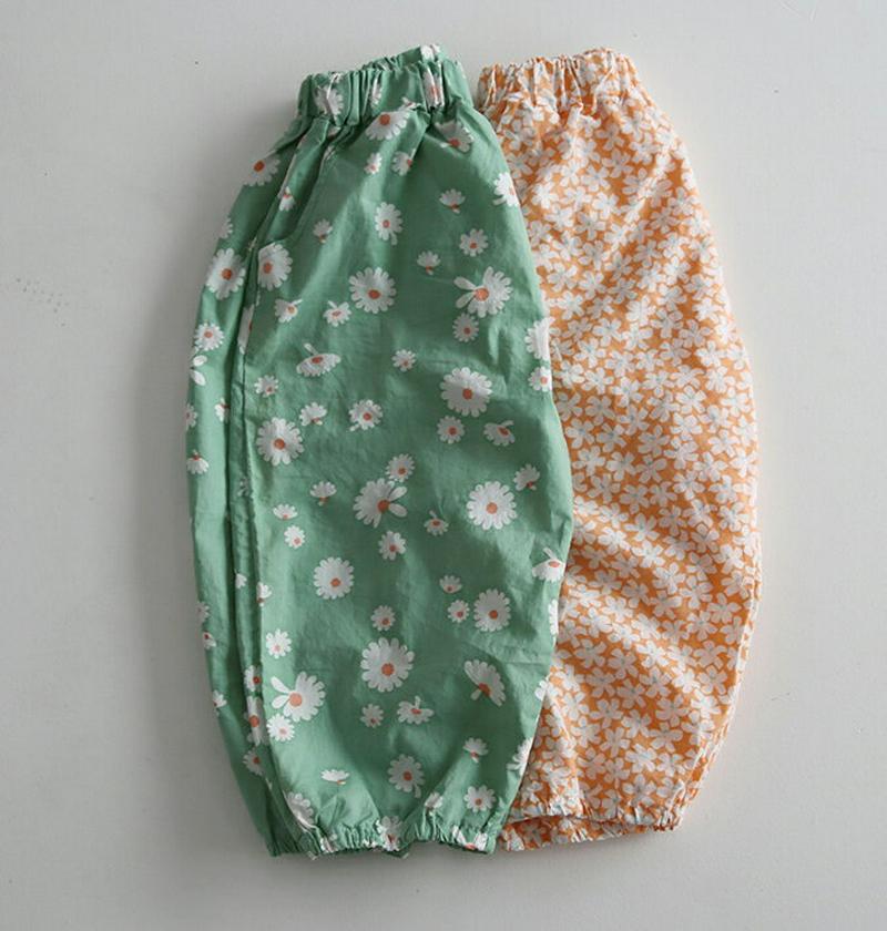 【キッズ全商品10%OFF】フラワーガーデンパンツ u03154・キッズ 【3~8才】【pt】【韓国 ファッション ボトムス パ