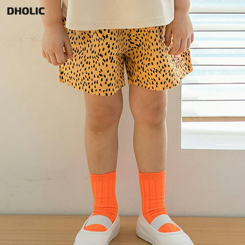 【キッズ全商品10%OFF】パターンショートパンツ u03401・キッズ 【3~8才】【pt】【韓国 ファッション ボトムス パ