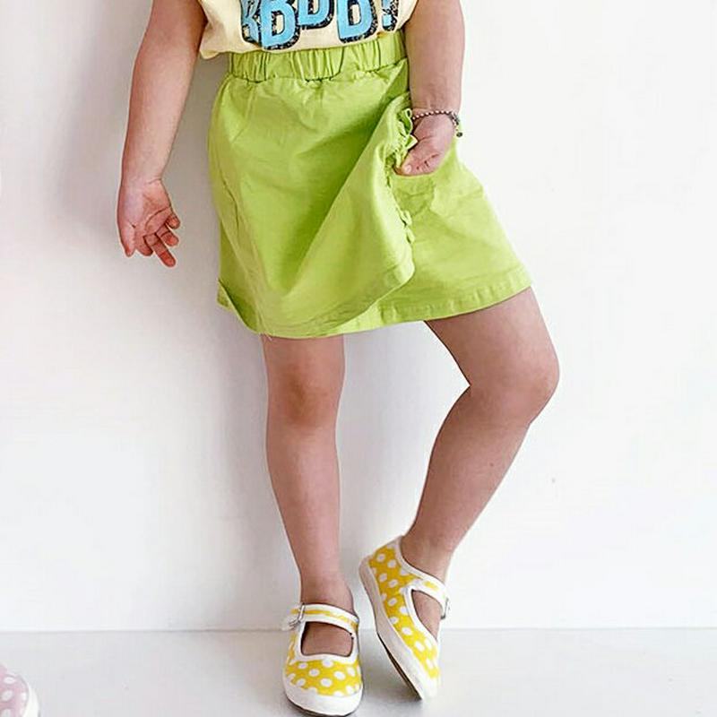 【キッズ全商品10%OFF】フリルラインスカートパンツ u03212・キッズ 【3~8才】【pt】【韓国 ファッション ボトムス