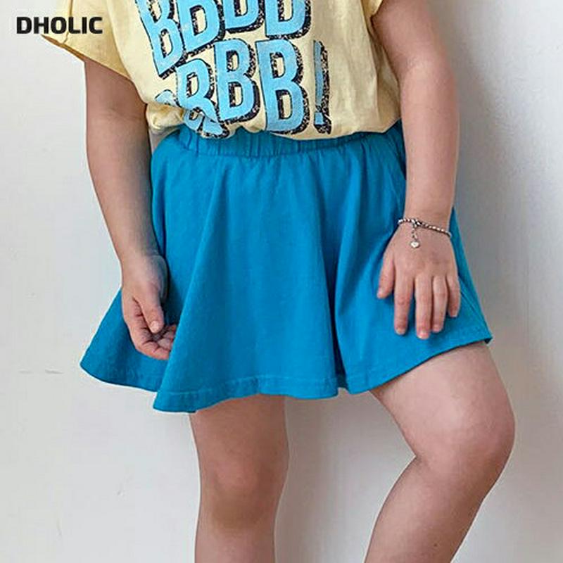 【キッズ全商品10%OFF】カラーキュロットパンツ u03216・キッズ 【3~8才】【pt】【韓国 ファッション ボトムス ス