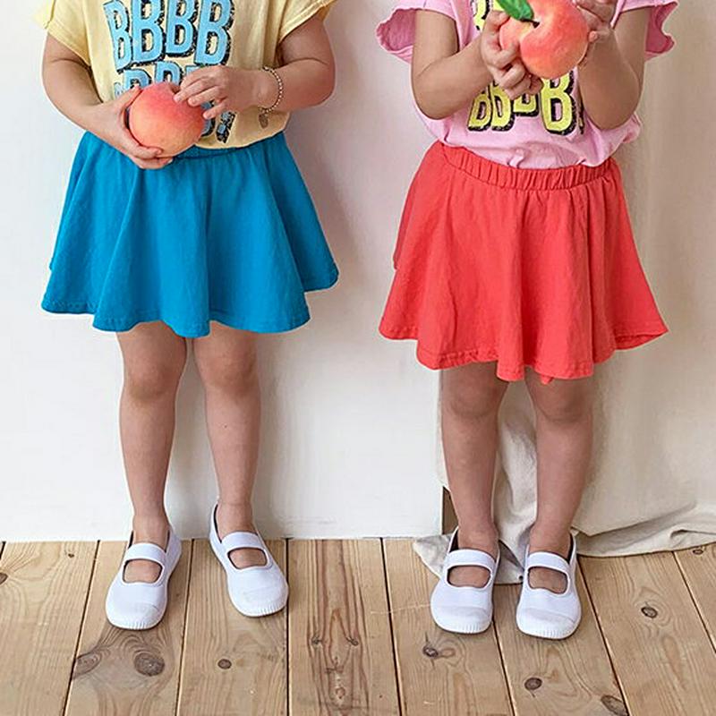 【キッズ全商品10%OFF】カラーキュロットパンツ u03216・キッズ 【3~8才】【pt】【韓国 ファッション ボトムス ス