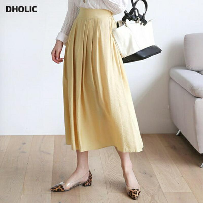 【新作10%OFF】タックフレアスカート・全4色・b62811 レディース【sk】【スカート ロング ロングスカート フレア フ