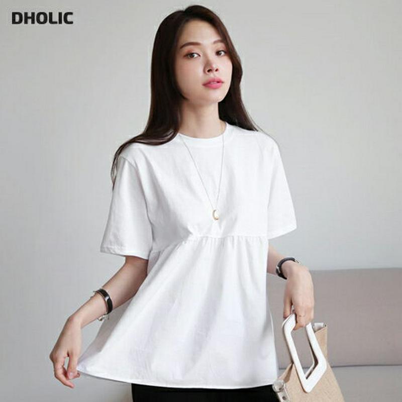 【新作10%OFF】フレアハーフスリーブTシャツ・全2色・t62792 レディース【tops】【トップス Tシャツ 半袖 ハーフ