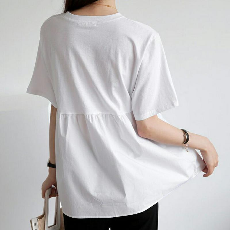【新作10%OFF】フレアハーフスリーブTシャツ・全2色・t62792 レディース【tops】【トップス Tシャツ 半袖 ハーフ