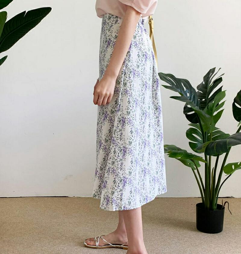 【新作10%OFF】フローラルフレアスカート・全3色・t55914 レディース【sk】【スカート ミディ丈 ミディスカート フラ