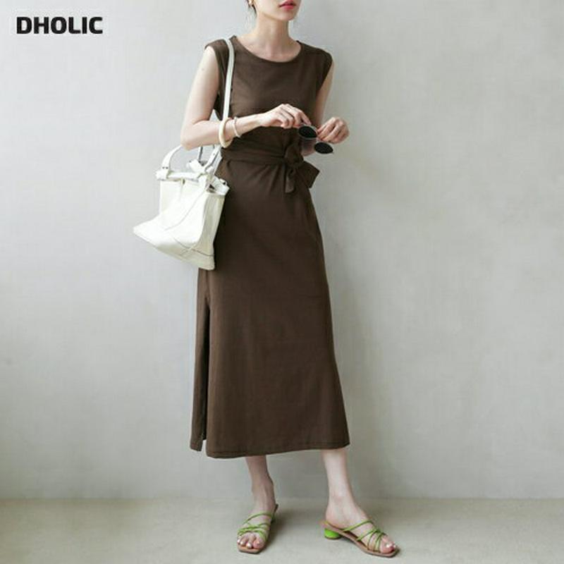 【新作10%OFF】ウエストタイロングワンピース・全3色・t62801 レディース【ops】【ワンピース ロング ロングワンピー