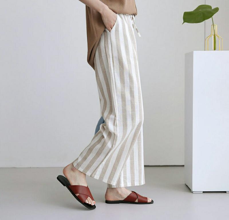 ストライプワイドパンツ・全3色・t62766 レディース【pt】【パンツ ロングパンツ ワイドパンツ ワイド ズボン ボトムス 