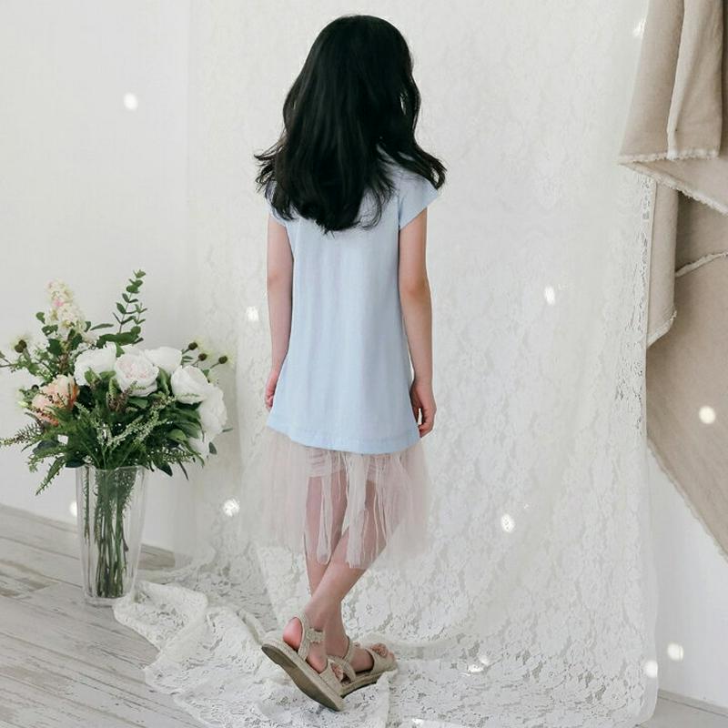 シースルーチュチュスカートワンピース p003327 キッズ 【3~8才】【ops】【韓国 ファッション ワンピース ロング ロ